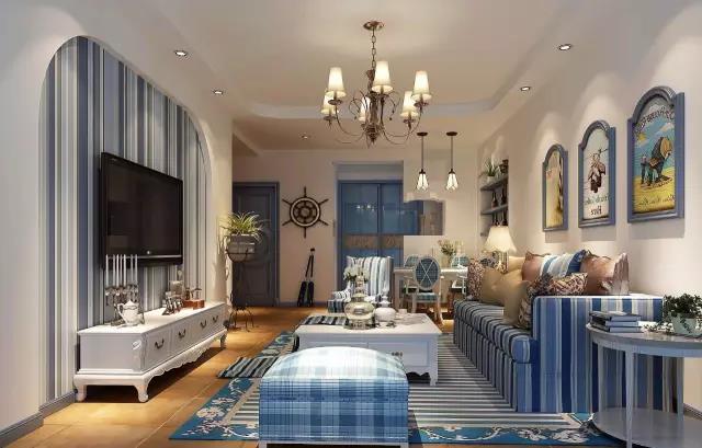 裝修主調(diào)里加些&ldquo;藍&rdquo;色，真的好美啊~